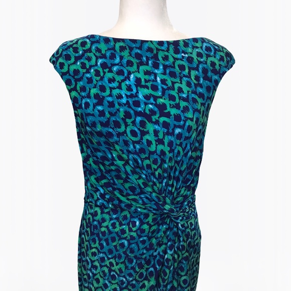 Ralph Lauren Sheath Print Women’s Midi Dress - 12 - Picture 7 of 16